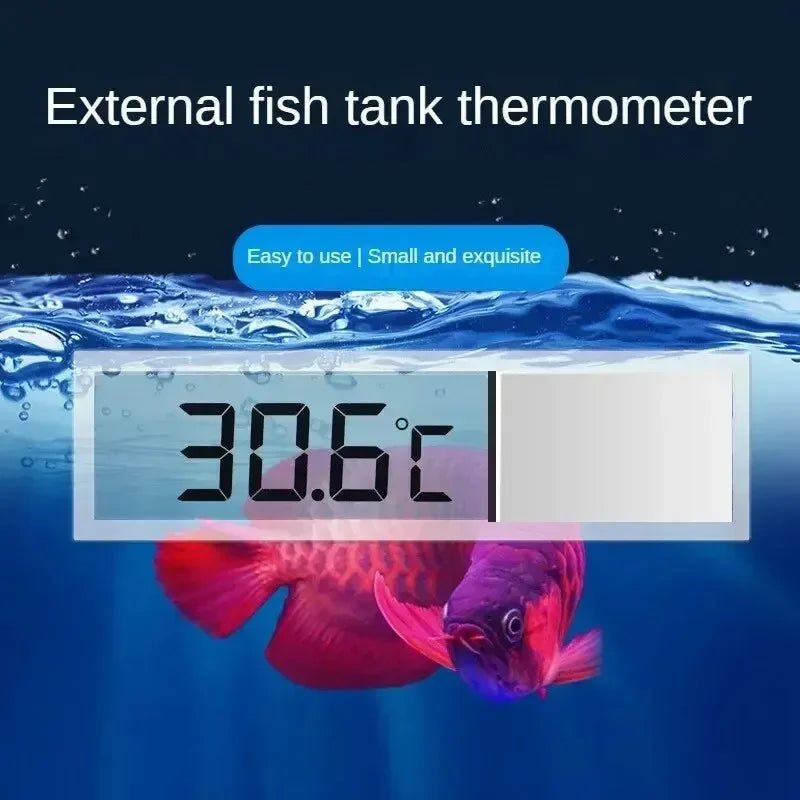 1PCs Electronic LCD Digital Fish Tank Temperature Aquarium Thermometer  Measurement Fish Tank Temp Meter Aquarium Accessories