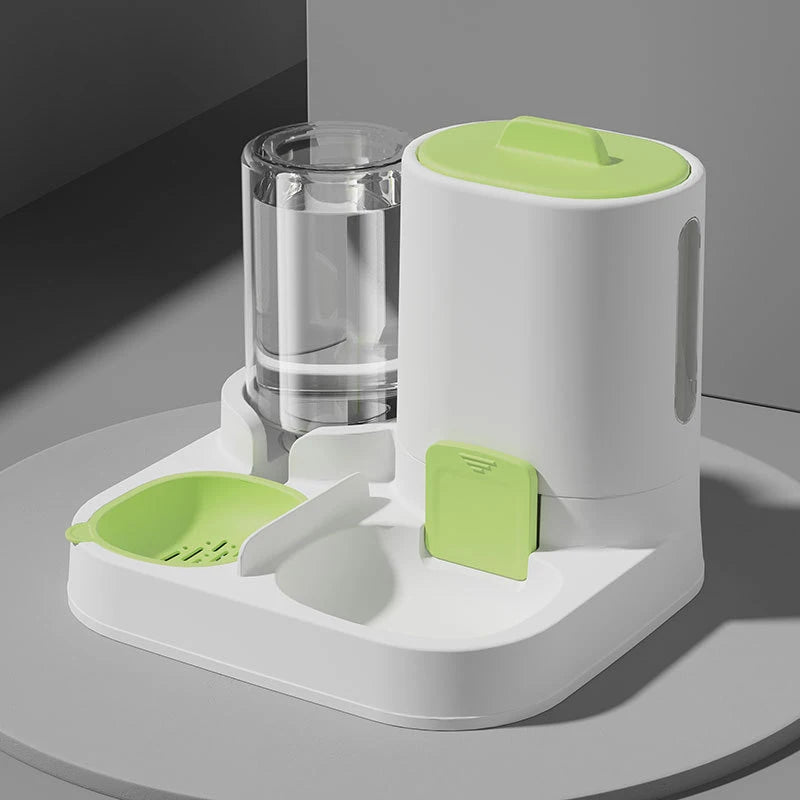 Cat feeding water feeder dog bowl cat bowl smooth food and water supply two-in-one water dispenser cat bowl pet supplies