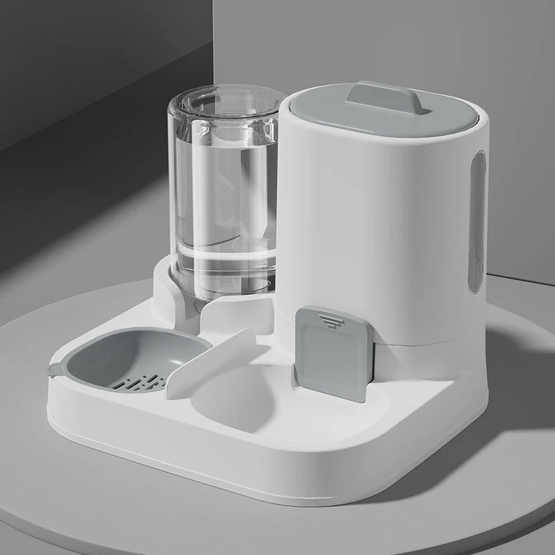 Cat feeding water feeder dog bowl cat bowl smooth food and water supply two-in-one water dispenser cat bowl pet supplies